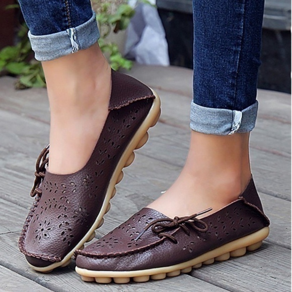 Leather Loaf Flats
